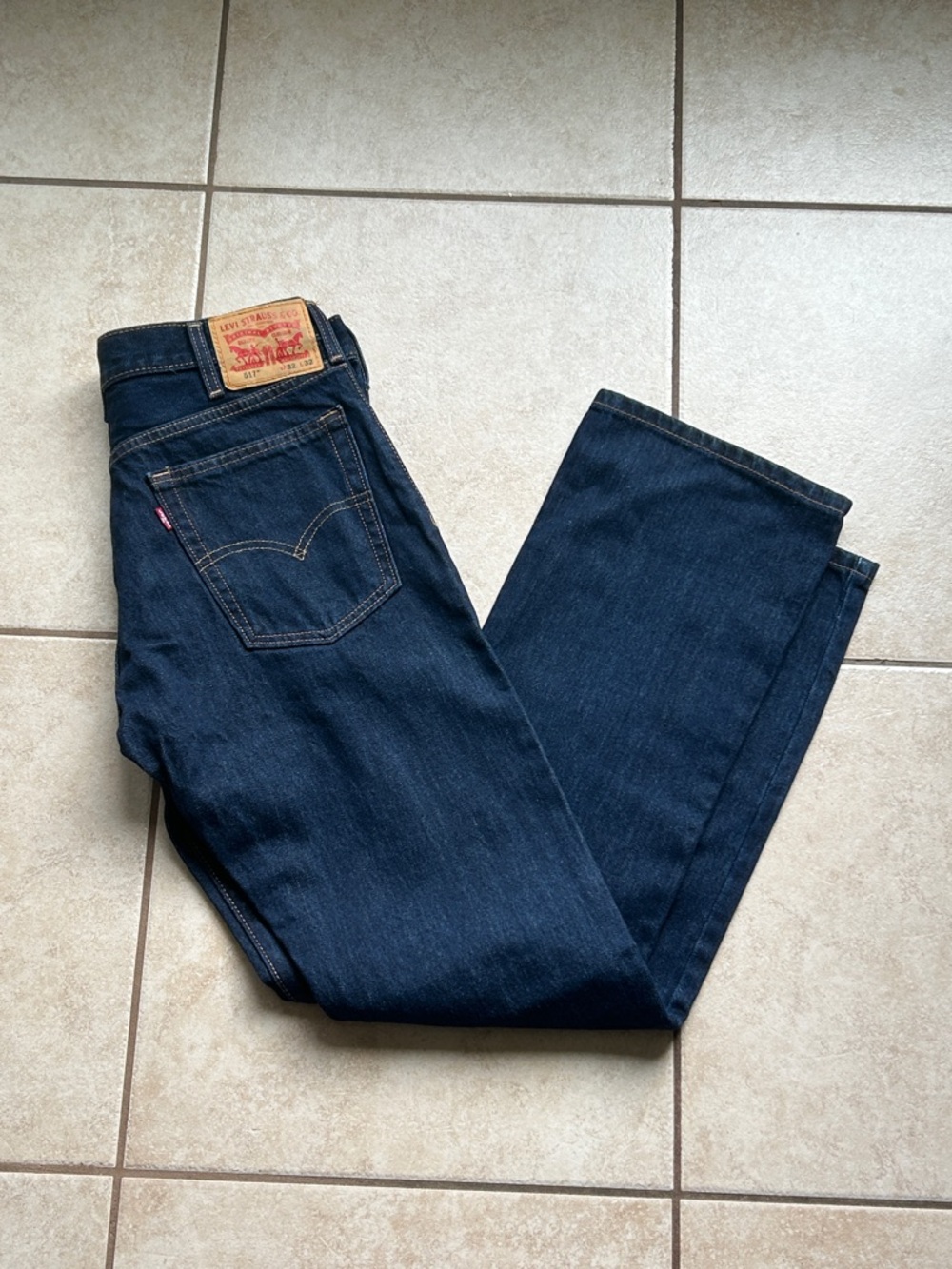 Levi's Men’s Indigo Straight Jeans